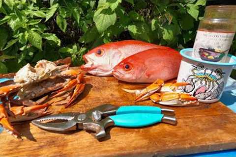 Inshore/Offshore Fishing and Crabbing Catch n' Cook!