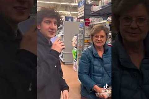 Donating AirPods to strangers at Best Buy #meme #prank #mrbeast