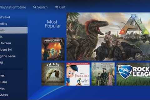 PLAYSTATION STORE PS4 WALKTHROUGH! (Games, Deals, Redeem Codes, AND MORE!) 2022