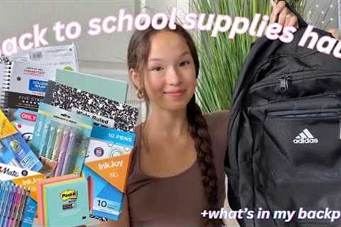 BACK TO SCHOOL SUPPLIES HAUL!!! 2023 *back to school shopping haul*