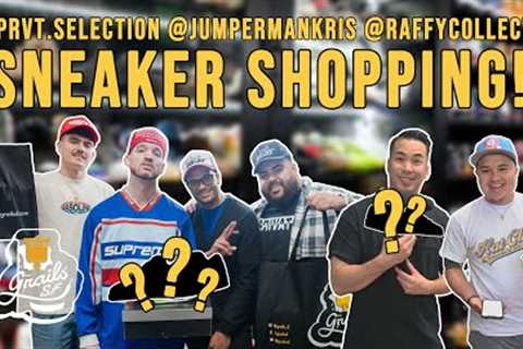 @Prvt.Selection, @JumperManKris, &amp; @RaffyCollects Goes Sneaker Shopping!