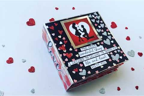 How to Make Scrapbook/Special Handmade Gift For Husband/DIY Scrapbook For Anniversary