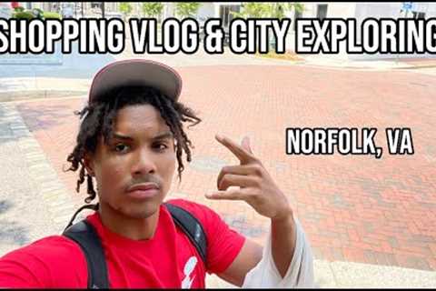 SHOPPING VLOG &amp; EXPLORING NORFOLK VA  (Navy Ships, Penthouse shopping, Art Gallery)