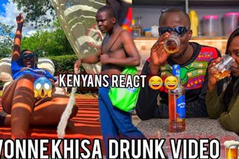 Must Watch😱 Yvonne Khisa DRUNK Trending Video | Crazy Kennar Kenyans React