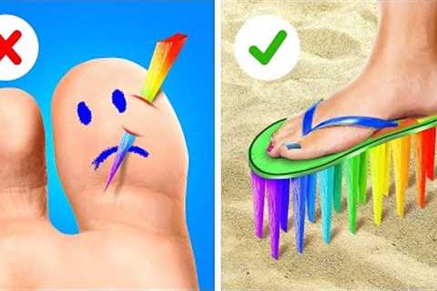 THE BEST SUMMER TRAVEL HACKS AND IDEAS FOR DIY GADGETS || Cool Vacations Tricks By 123 GO Like!