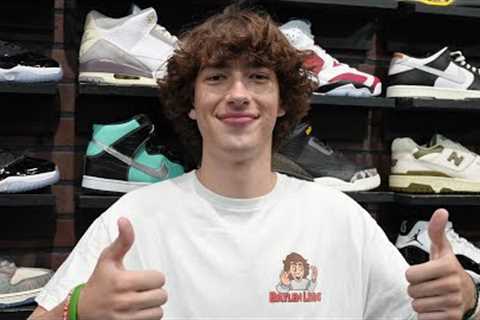 Baylen Levine Goes Shopping For Sneakers With CoolKicks