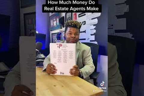 How much money real estate agents make in a month