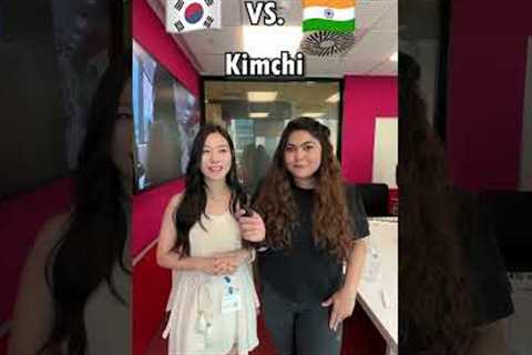 🇰🇷 Korean vs. 🇮🇳 Indian Food Accents ft. @KoreanGirl #foodchallenge #thakursisters