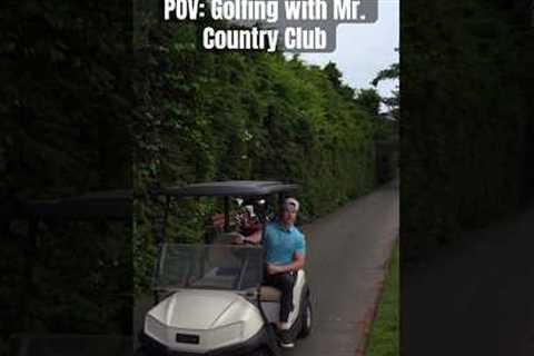 Golfing with Mr. Country Club… #bogeybois #golf #golfing #golfer