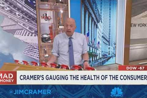 Apple and Amazon's numbers make it hard to doubt the consumer, says Jim Cramer