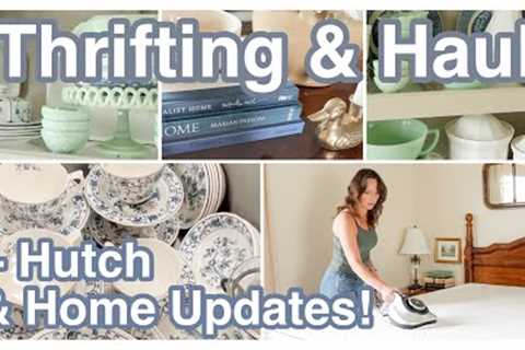 GOODWILL THRIFT WITH ME &amp; HOME DECOR THRIFTNG HAUL + HUTCH TOUR + MORE!
