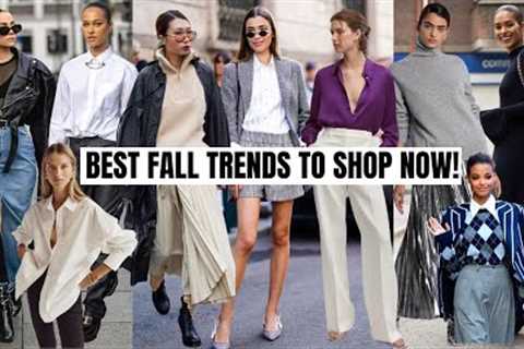Top 10 Wearable Fall Fashion Trends To Shop Now | 2023 Fashion Trends