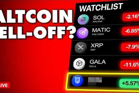 ONE Altcoin's Showing STRENGTH During This Market MELTDOWN!
