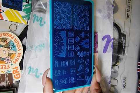Unbox with me @Maniology sub box for June/July (pt.1) #subscribe #nailart #stamping