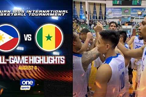 Philippines vs. Senegal highlights | 2023 Heyuan WUS International Basketball - Aug. 4, 2023