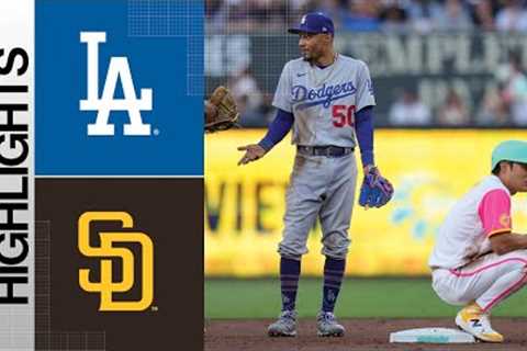 Dodgers vs. Padres Game Highlights (8/4/23) | MLB Highlights