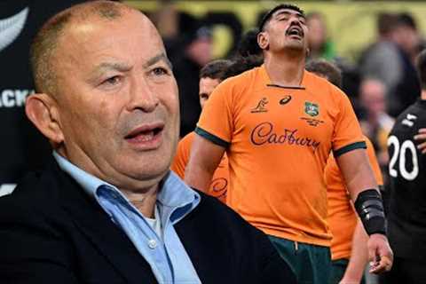 Eddie Jones reacts to the Wallabies losing four straight | Bledisloe Cup
