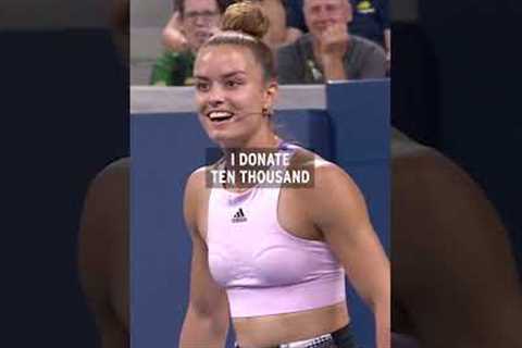 Fan PROPOSES to Maria Sakkari! 💍