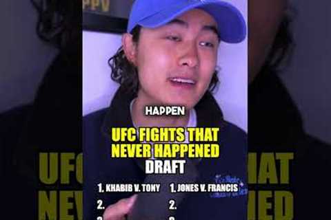 UFC DRAFT: Fights That Never Happened #shorts #ufc #mma #draft #khabib