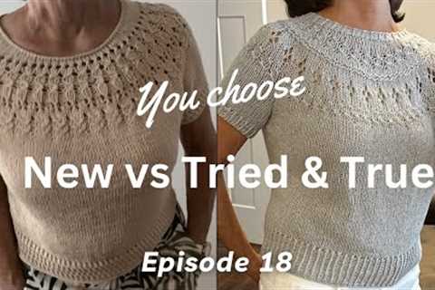 Which Sweater Is the Easiest and the Quickest #ranunculus #fashionover50 #knittingfashion