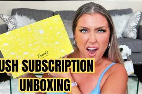 LUSH BEAUTY SUBSCRIPTION UNBOXING | NEW BEAUTY BOX SUBSCRIPTION UNBOXING | HOTMESS MOMMA MD