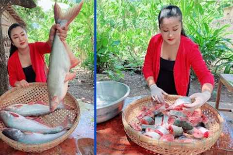 Delicious river fish cooking - Cooking with Sreypov