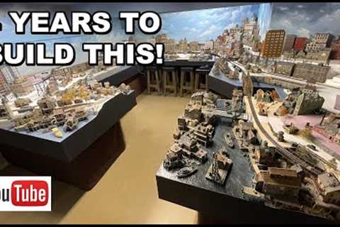 It's been four years since we started our model railroad layout!