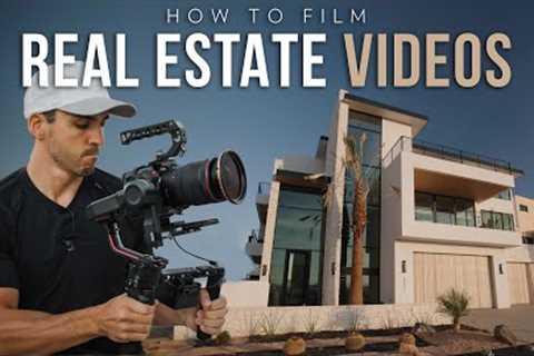 How to Film a Real Estate Video // Canon EOS R5 C (8k 60fps RAW)