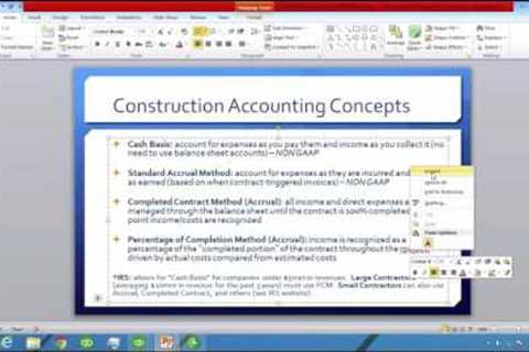 QuickBooks Desktop/Enterprise for Construction &amp; Contractors