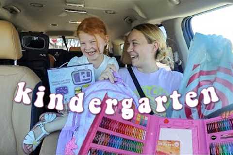 KINDERGARTEN back to school shopping + birthday present haul 💕