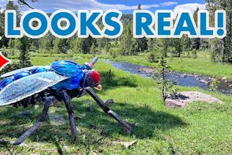 Will Fish Eat These ULTRA-REALISTIC Flies? (Tenkara Fly Fishing)
