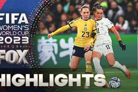 Sweden vs. United States Highlights | 2023 FIFA Women's World Cup | Round of 16