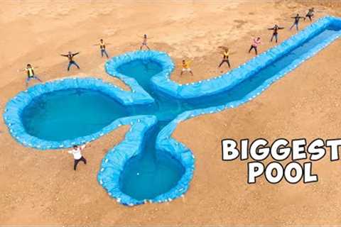 We Made Unique Swimming Pool - From Secret Underground House