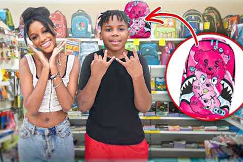 Come Back To SCHOOL SHOPPING WITH US TO GET OUR School SUPPLIES