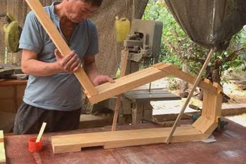 Craftsman's Ultimate Wood matching Tips // How To Make A Unique Style Relaxation Chair