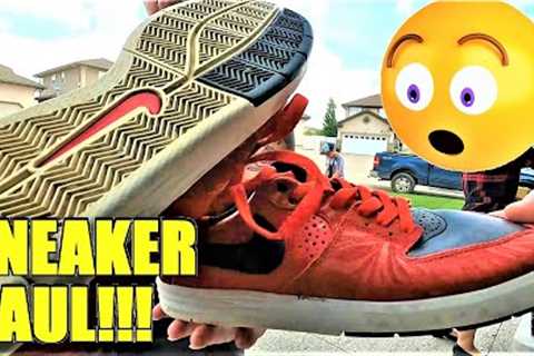 Ep483: GARAGE SALE SHOE SHOPPING 😯 BUYING SHOES - PAUL RODRIGUEZ SKATEBOARD SHOES / BASKETBALL..
