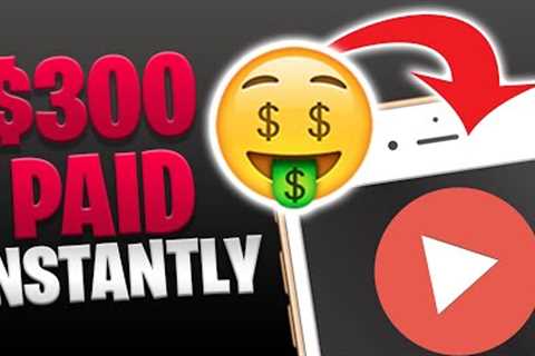 Earn $300 PER DAY WATCHING YOUTUBE VIDEOS *FREE* (Make Money Online)