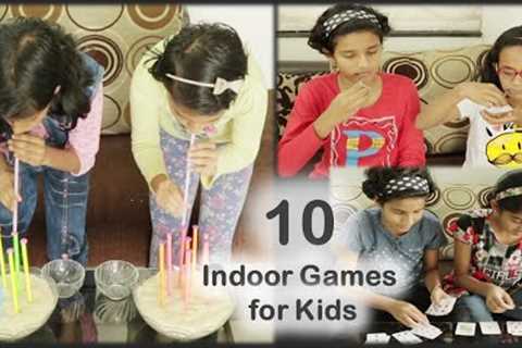 10 Indoor Games for kids | fun games for kids | 10 lockdown games for friends and Family (2020)