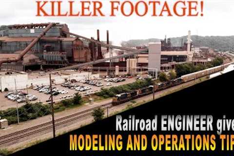Railroad Operations, Incredible Footage, Industrial Modeling Tips &amp; MORE!