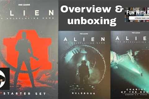 Official ALIEN RPG (Role Playing Game) | Starter Set Unboxing and Overview | Free League Publishing
