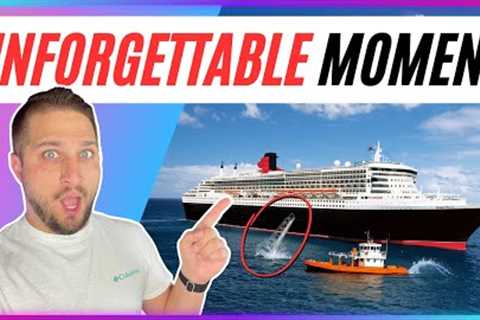 UNBELIEVABLE Queen Mary Breaks Free of Moorings; Gangway GONE