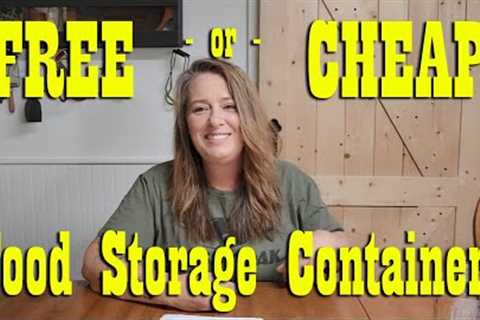 How to get FREE or Cheap Food Storage Containers
