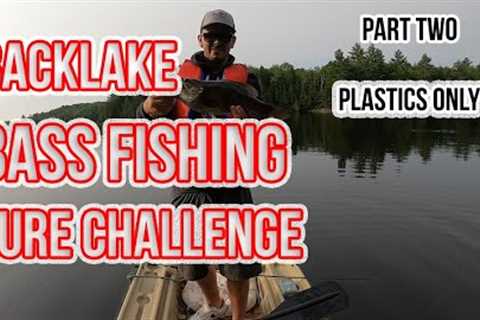 Lake X Lure Challenge ( Plastics only Bass Fishing )