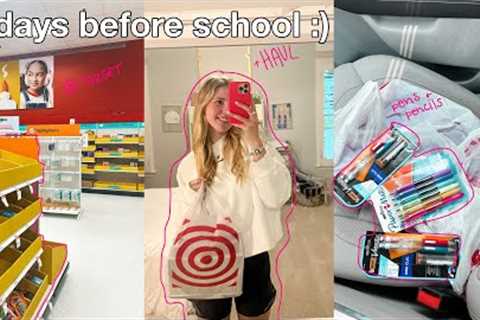 BACK TO SCHOOL SUPPLIES SHOPPING + HAUL 2023 | (junior year of high school) ✏️📝