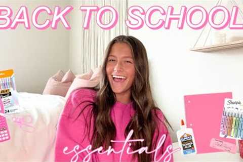 back to school ESSENTIALS ✏️ *must have supplies + emergency kit items*