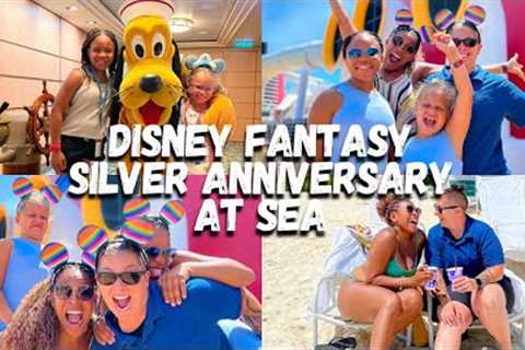 Our FIRST EVER Cruise | Disney Fantasy | Silver Anniversary at Sea | Seven Day Eastern Caribbean