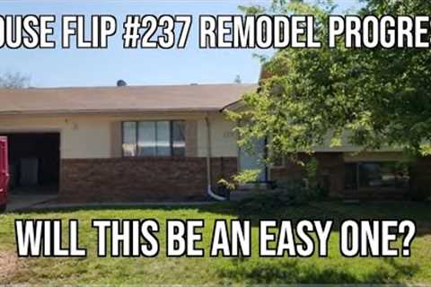 Trash Out and Remodel Progress on House Flip #237