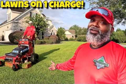 My customer thinks that I'm crazy for enjoying mowing this lawn - 4K