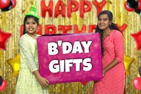 😍Ammukutti's Birthday Vlog || Unboxing Gifts🎁 || Preetha Ammu💕 || Ammu Times ||