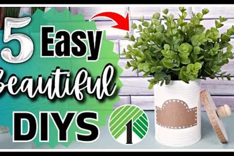 *DON'T THROW THAT AWAY!* DOLLAR TREE DIY Craft HACKS Using CANS! Trash To Treasure Home Decor Ideas!